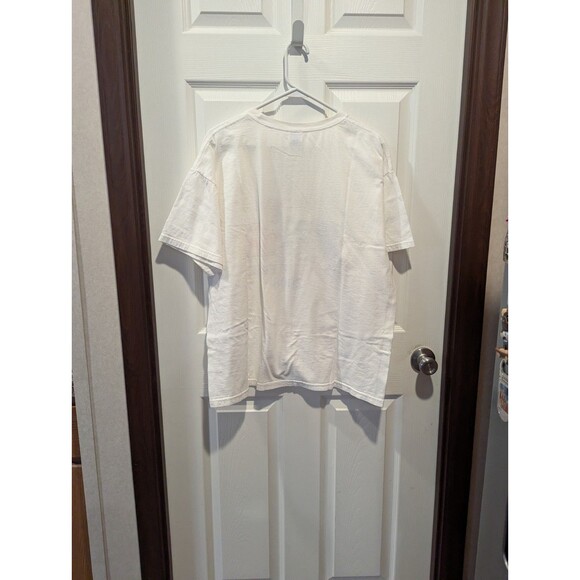 M&O KNITS Size Large White T-Shirt FREEDOM IS NOT FREE 2008 Eagle Print Tee - Picture 4 of 4